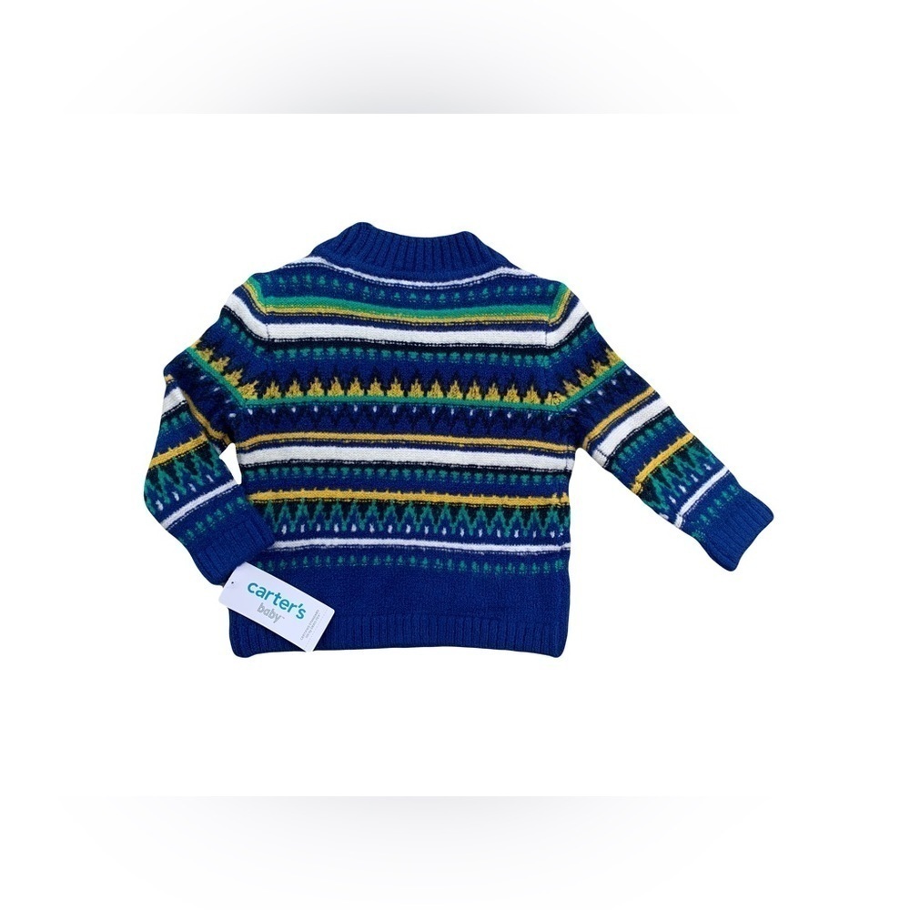 Carter's NWT Size 18 Months Striped Acrylic Blend Holiday Sweater